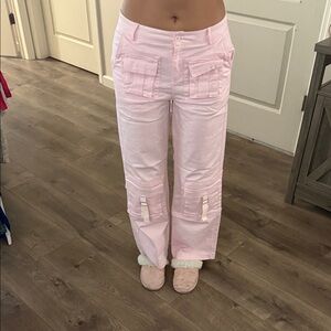 Edikted Pink Boyfriend Jeans